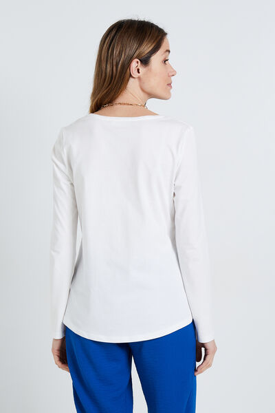 Tshirt col V femme