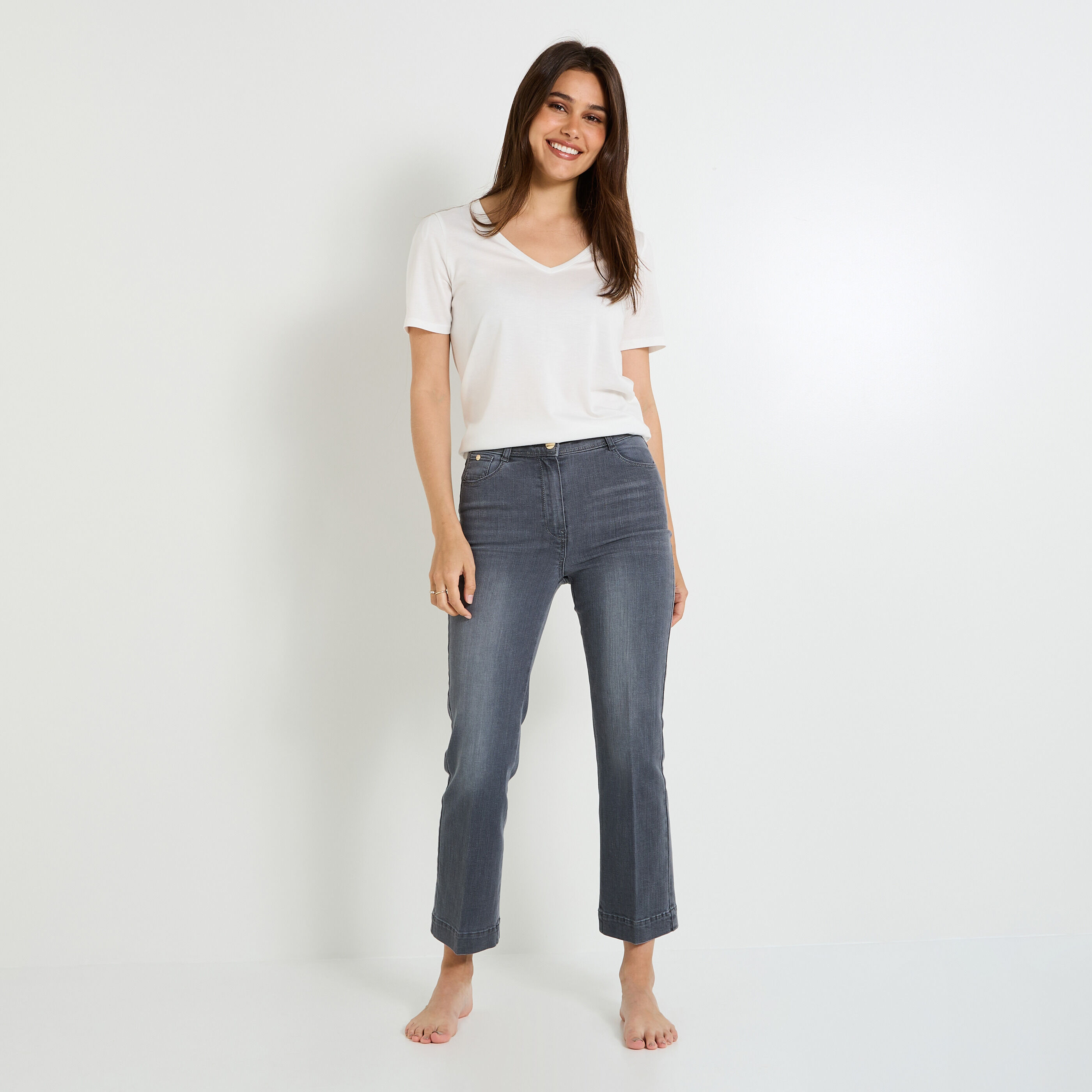 Jean raccourci TROPEZ RB02 femme