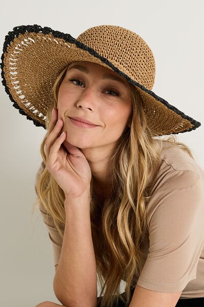 Chapeau de paille femme