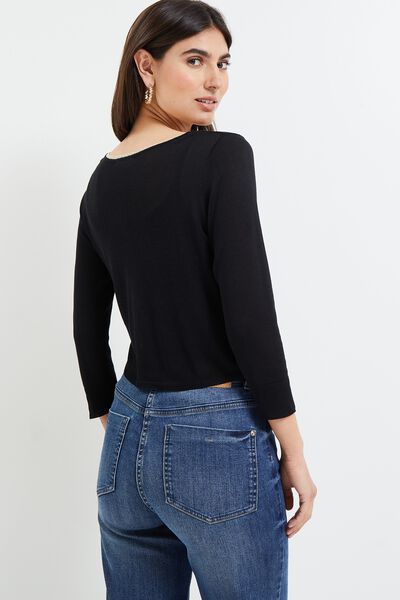 Gilet court femme