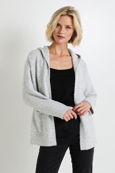 Gilet à capuche femme