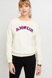 Sweatshirt Amour femme