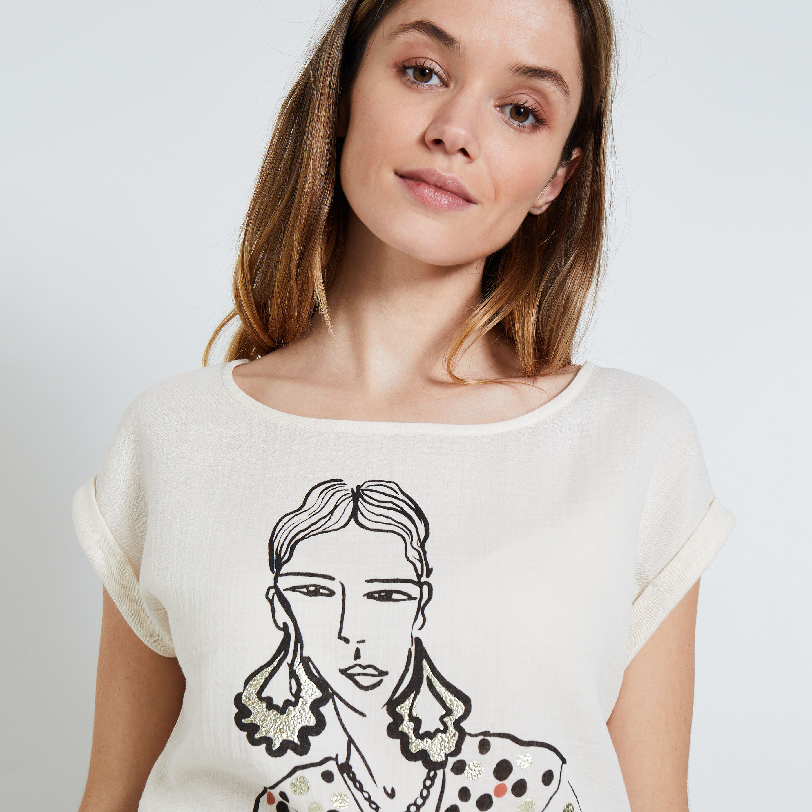 Tshirt manches courtes femme