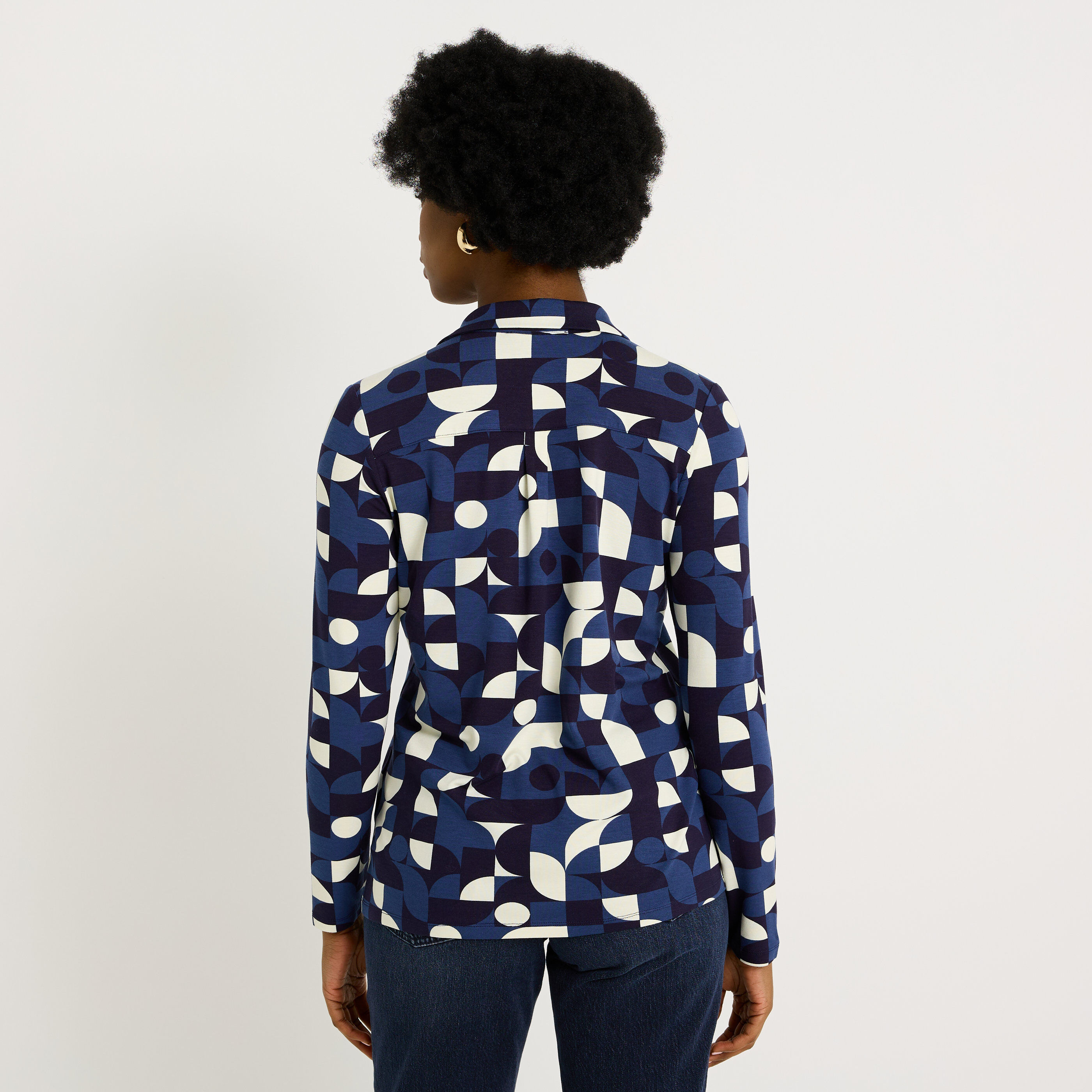 Chemise maille fluide femme