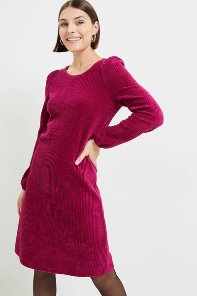Robe velours femme