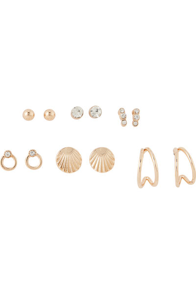 Set de 6 paires de boucles d'oreilles