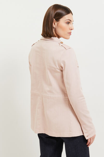 Veste saharienne denim femme
