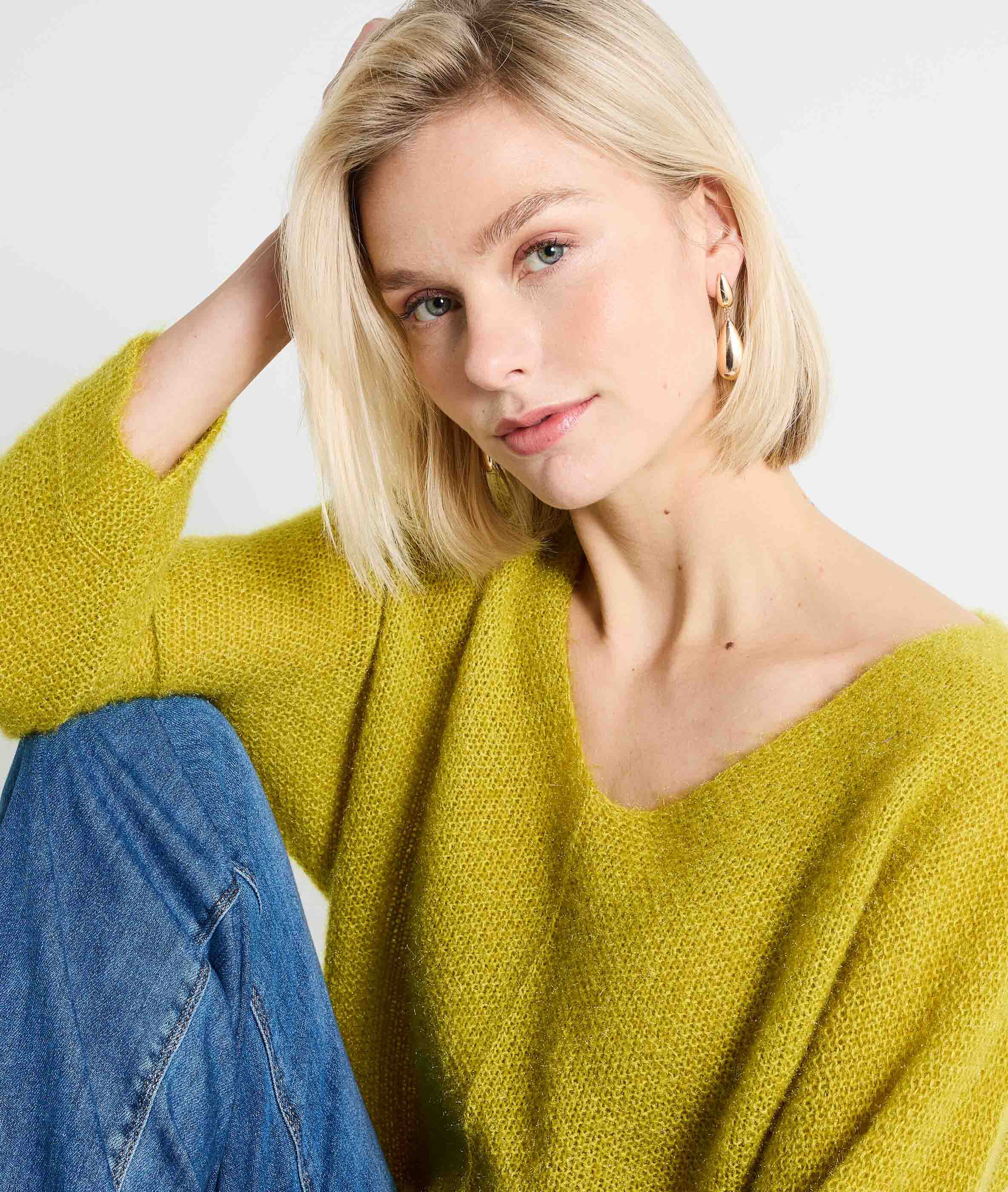 Boucles d'oreilles gouttes femme