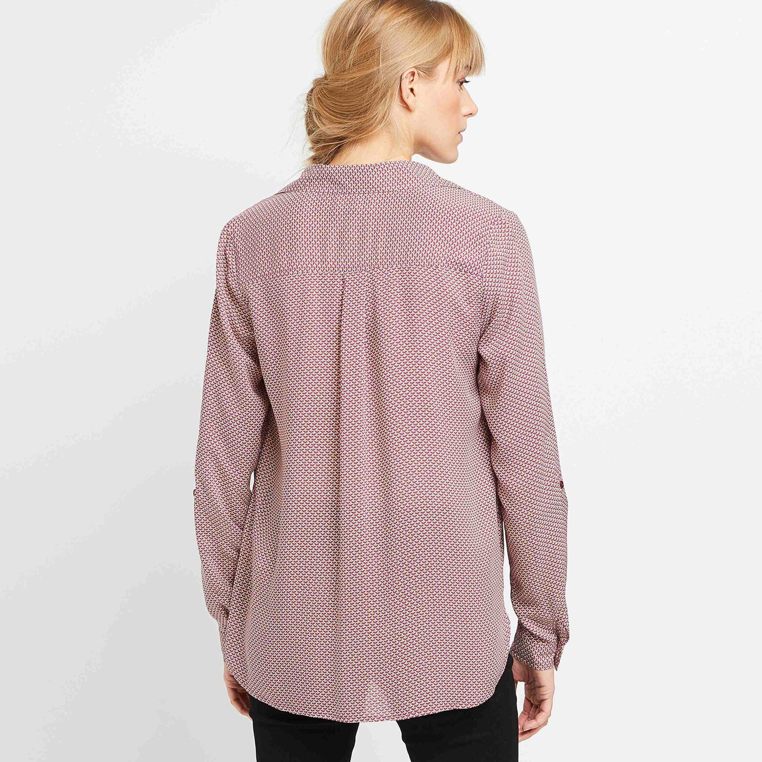 Blouse ample imprimée femme