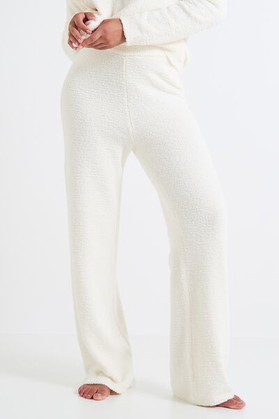 Pantalon de pyjama fluffy femme