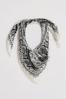 Foulard carré imprimé femme