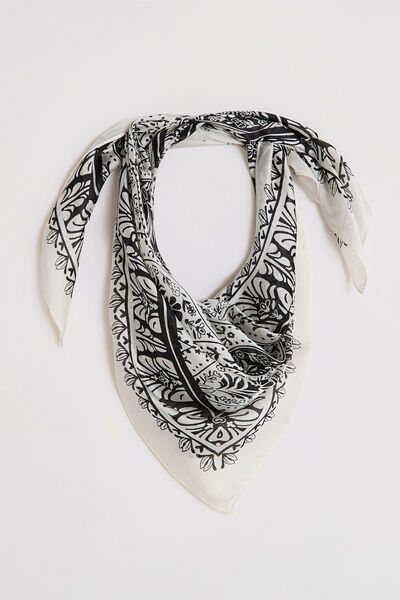 Foulard carré imprimé femme