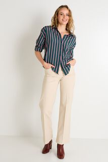 Chemise à rayures femme