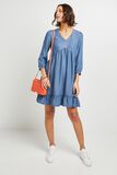 Robe volantée femme