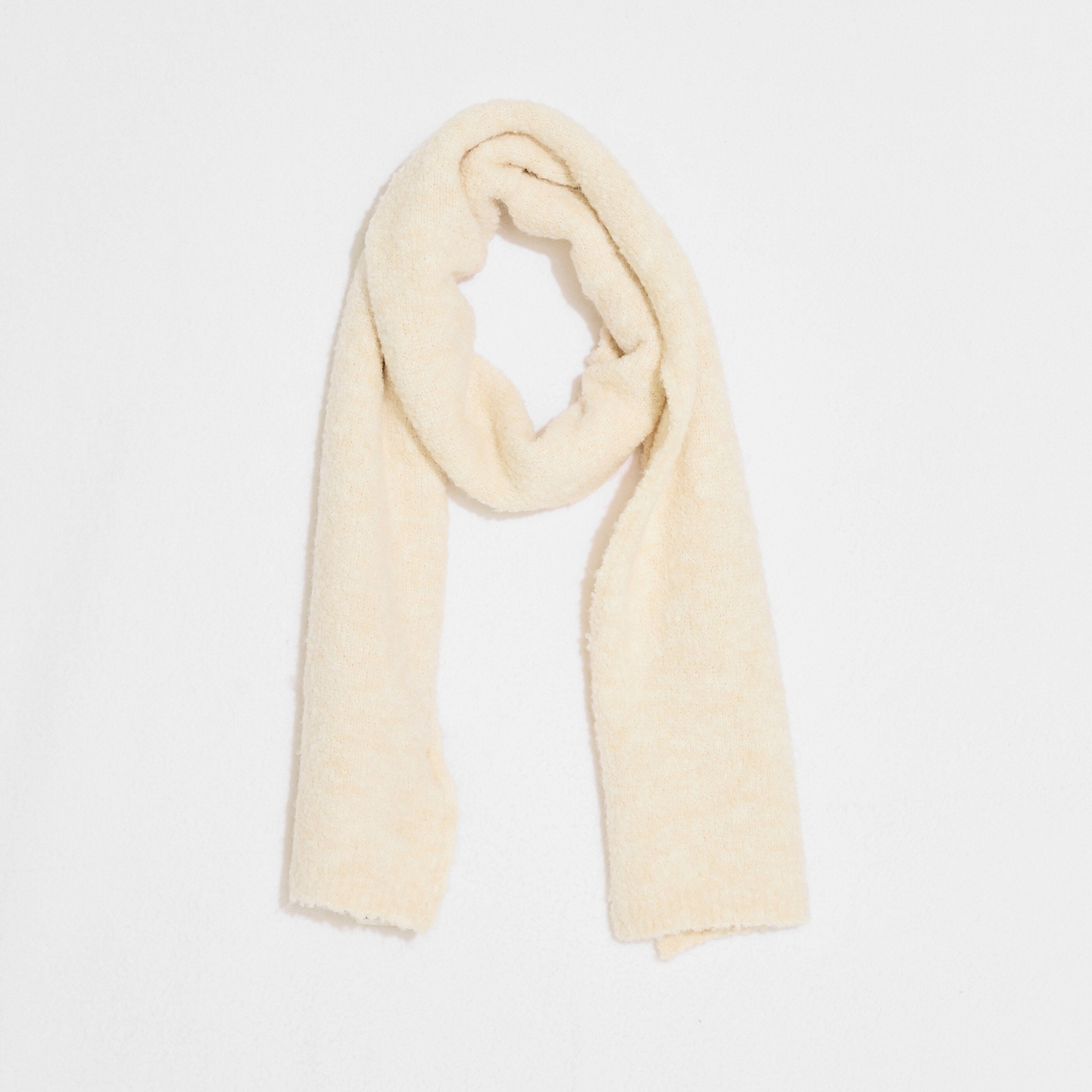 Echarpe douce en maille bouclette femme