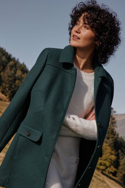 Manteau mi-long femme