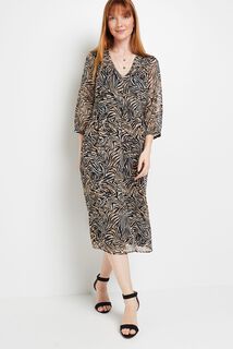 Robe longue imprimée femme