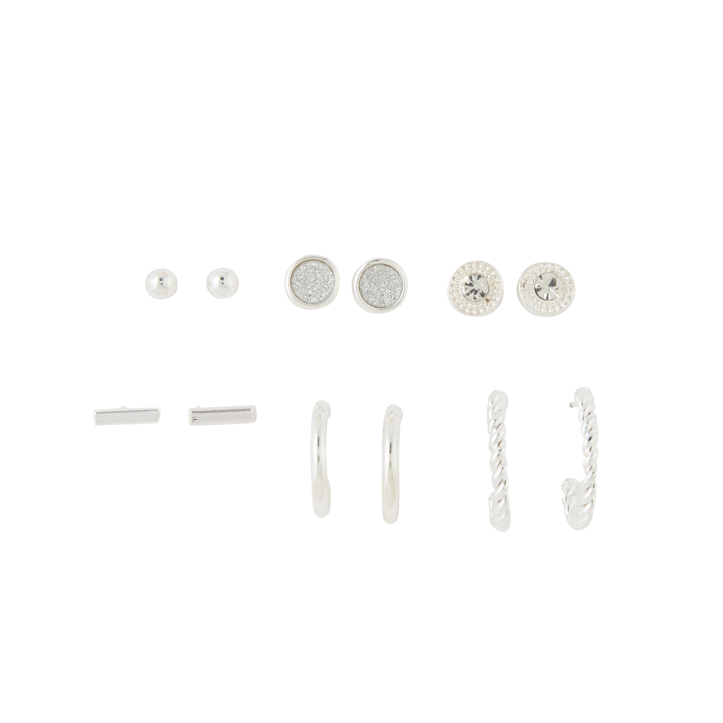 Set de 6 paires de boucles d'oreilles