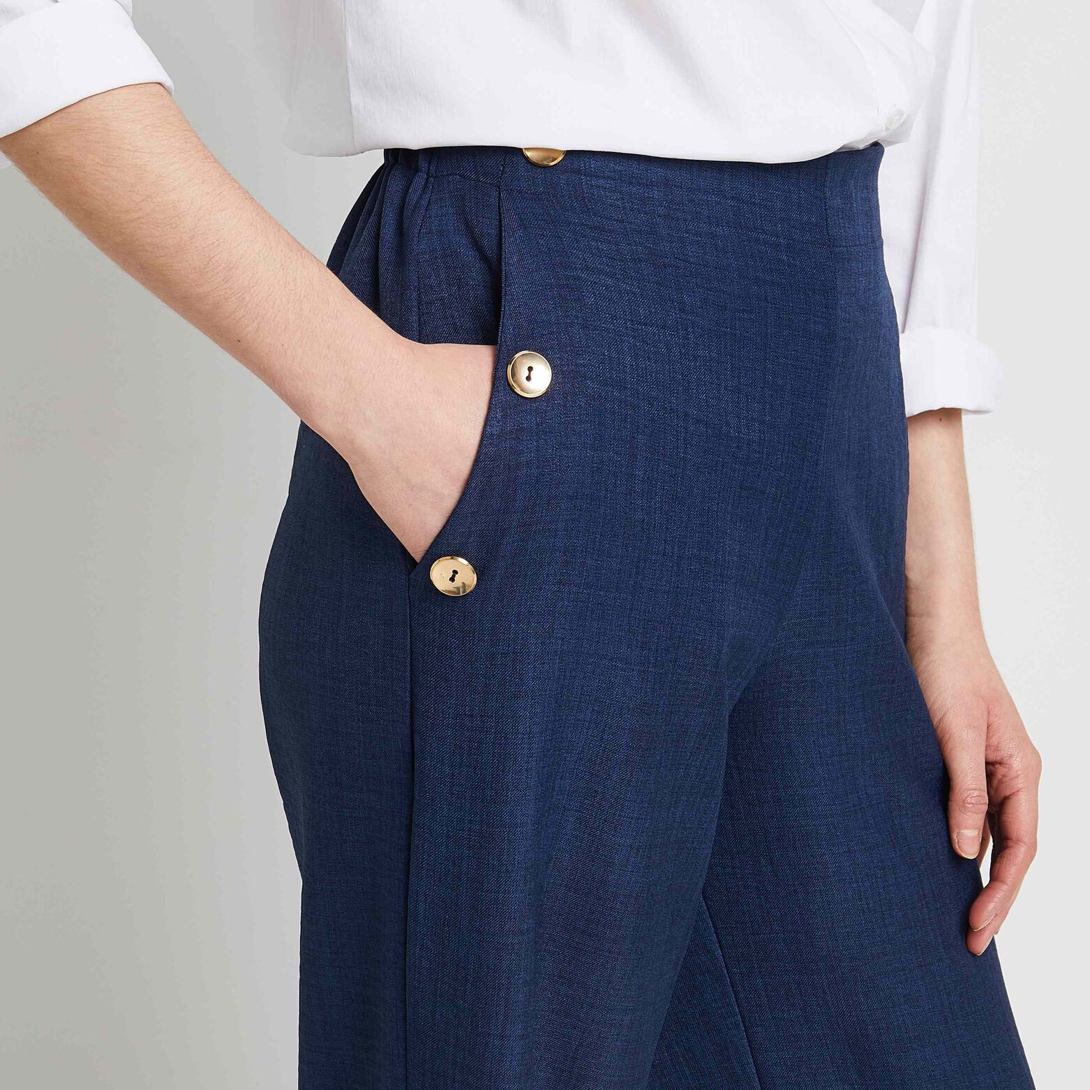 Pantalon large femme