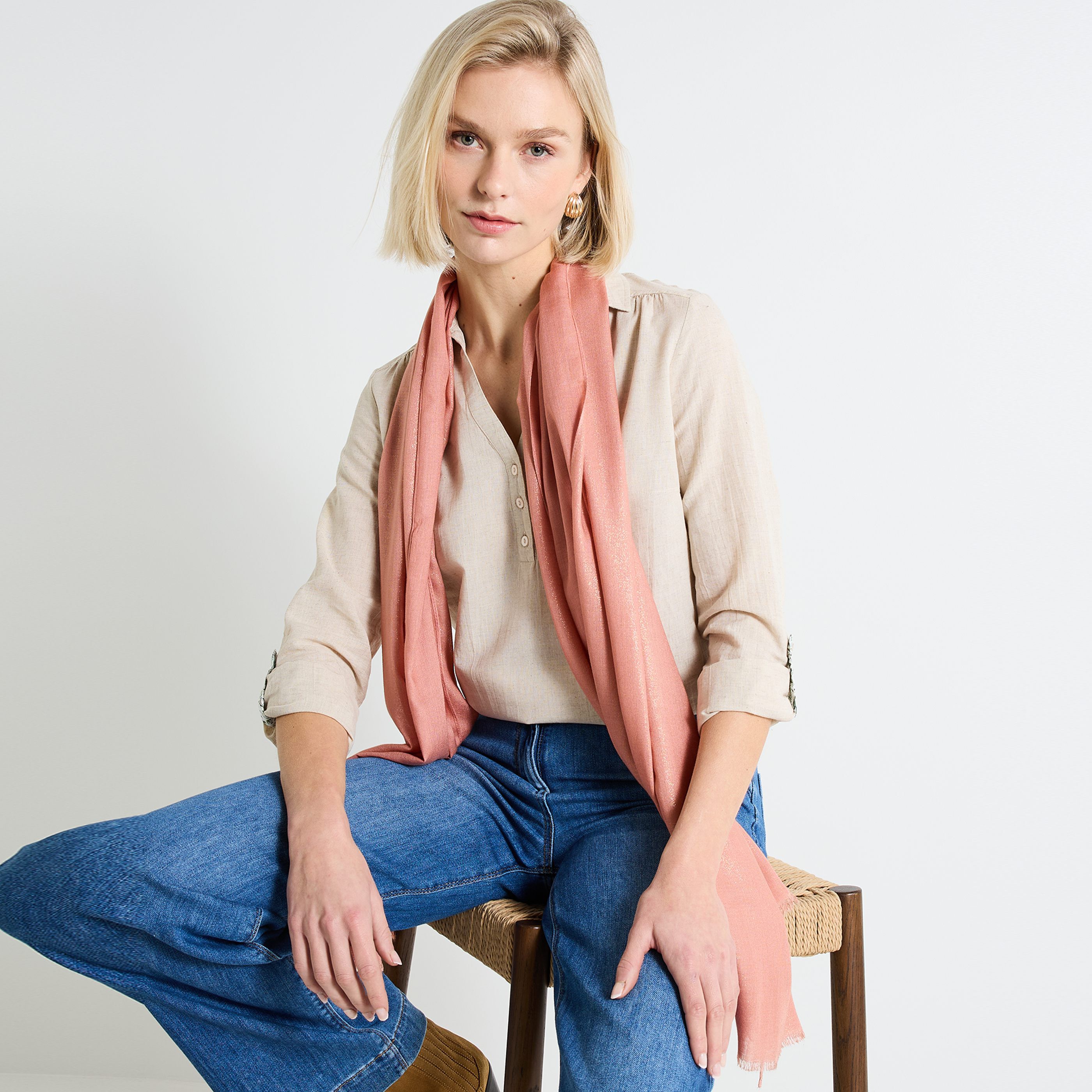 Etole longue unie femme