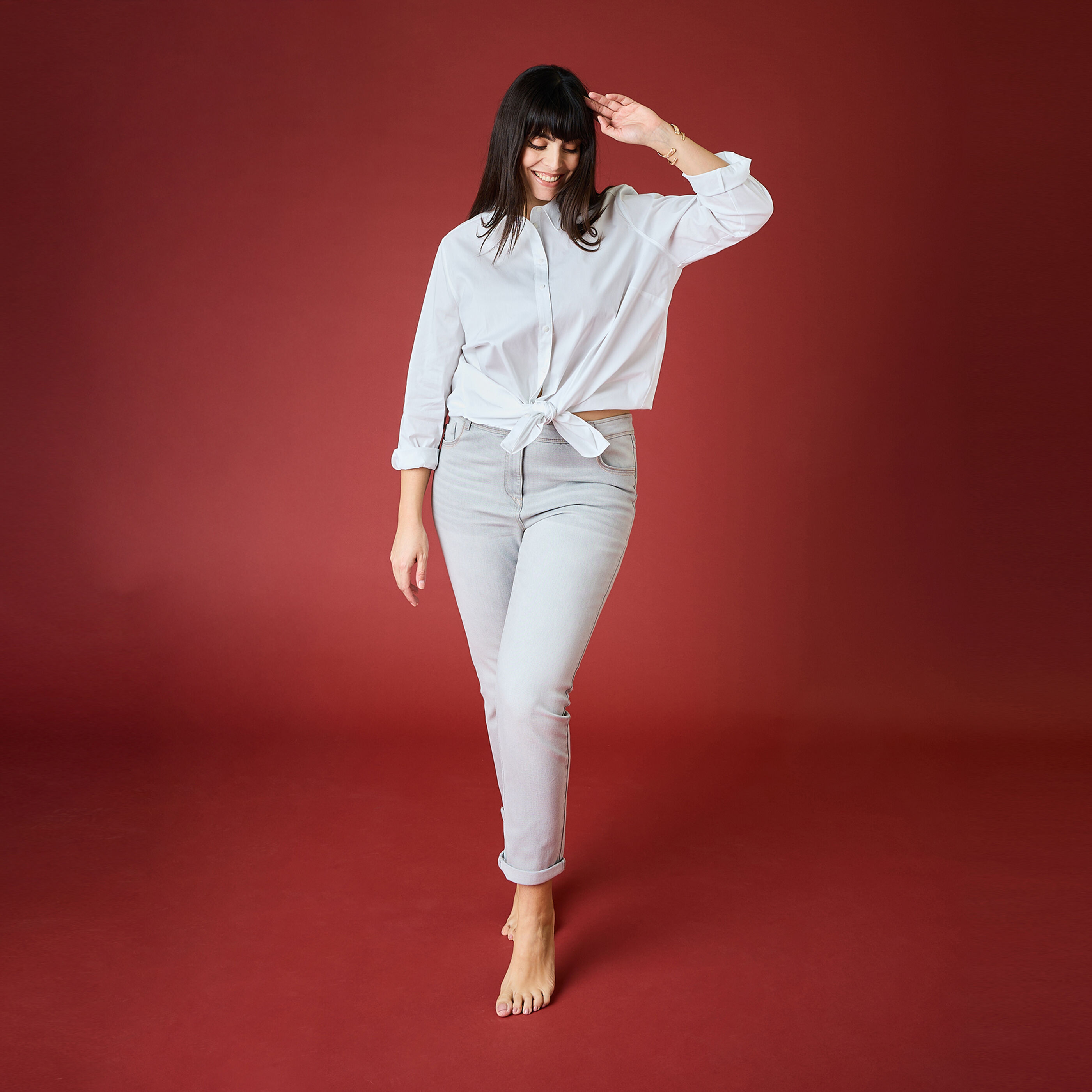 Jean raccourci TOKYO R01 femme