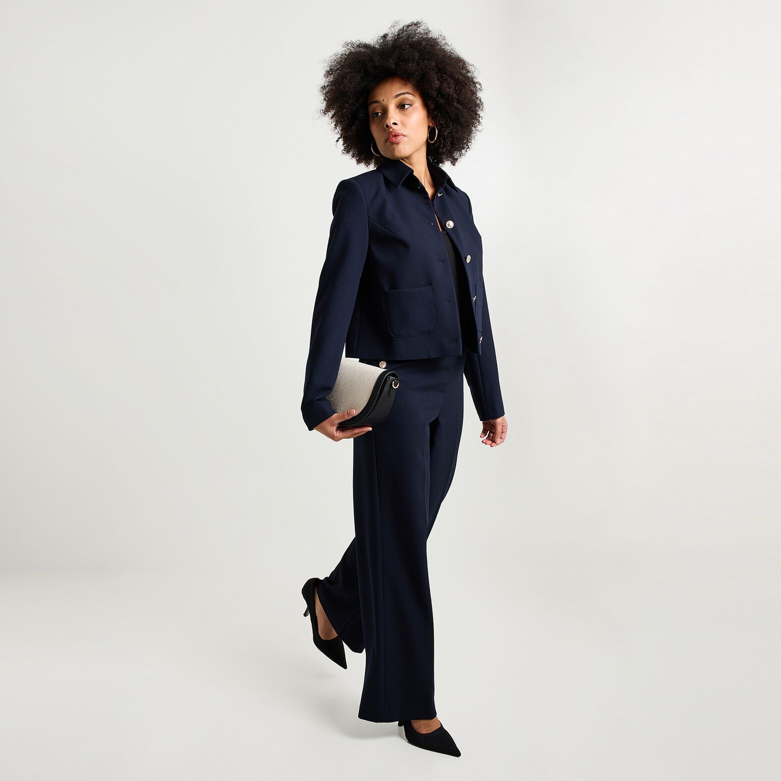Pantalon large femme