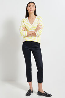 Pantalon cigarette raccourci femme