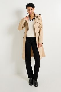 Pull col V femme