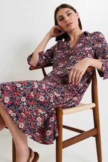 Robe col chemise femme