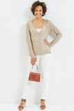Gilet ajouré femme