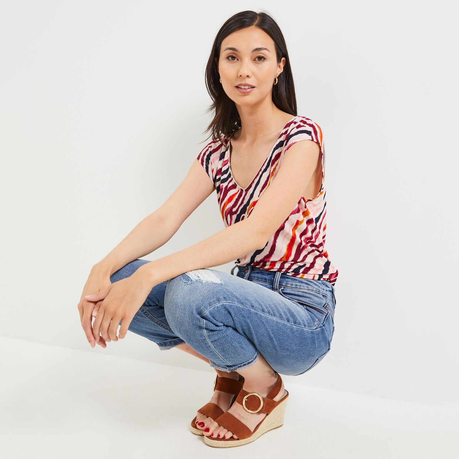 Tshirt imprimé femme