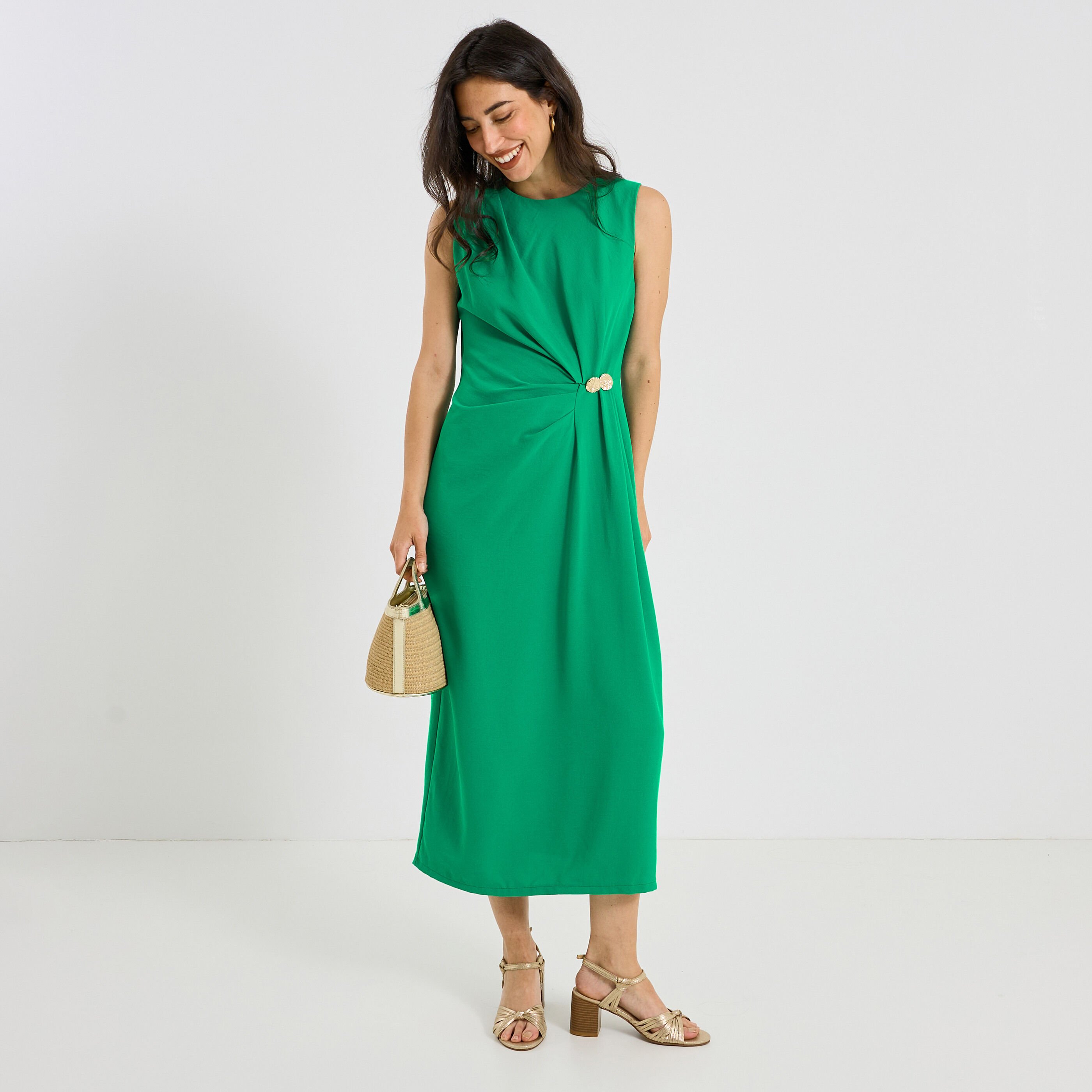 Robe longue habill&eacute;e