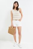 Pull en crochet femme