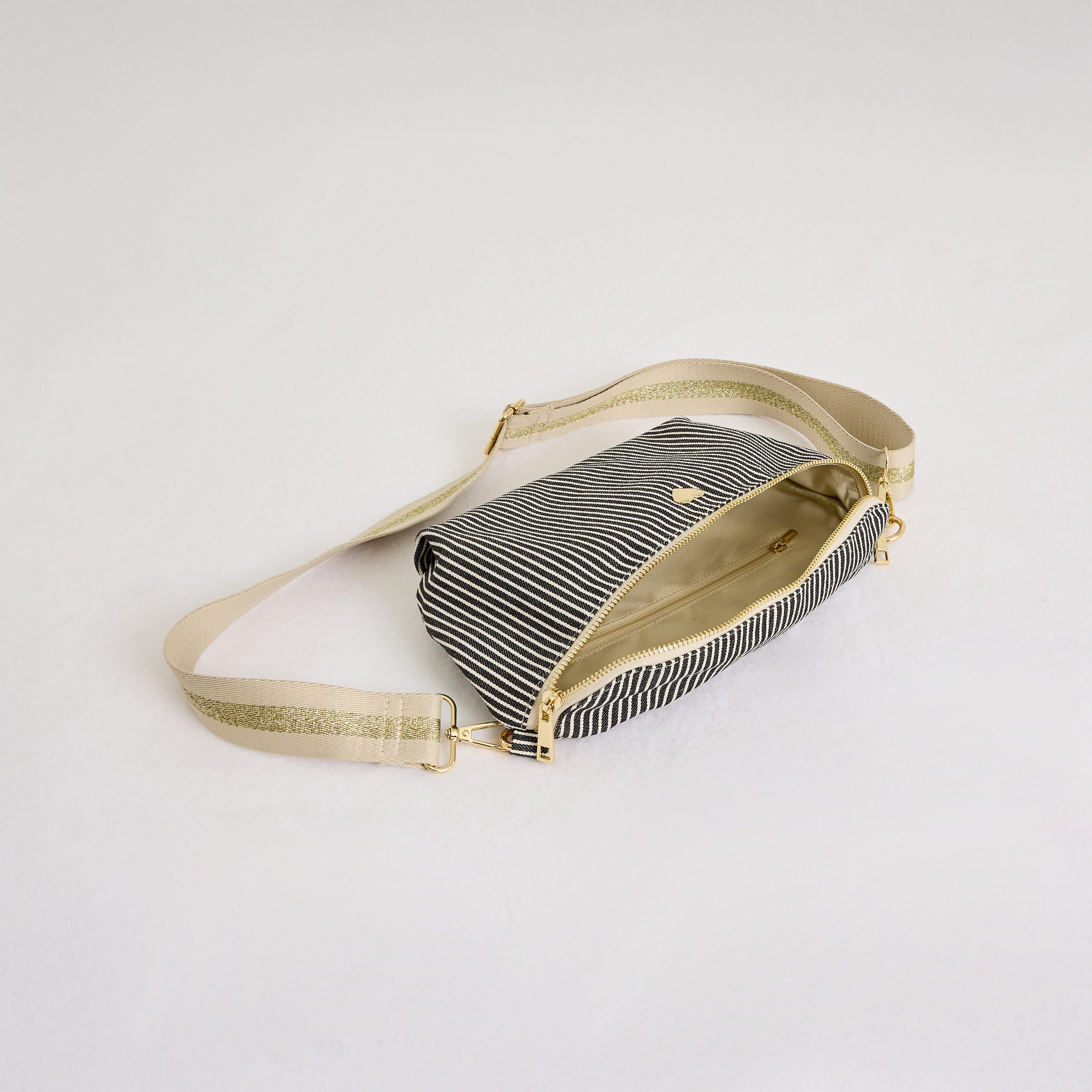 Sac banane motif ray&eacute; femme