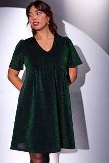 Robe maille manches courtes femme