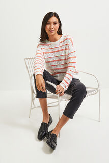 Pull crochet femme
