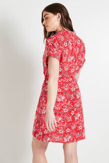 Robe chemise imprimée femme