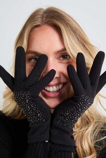 Gants maille femme