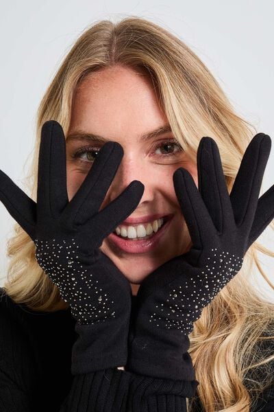 Gants maille femme