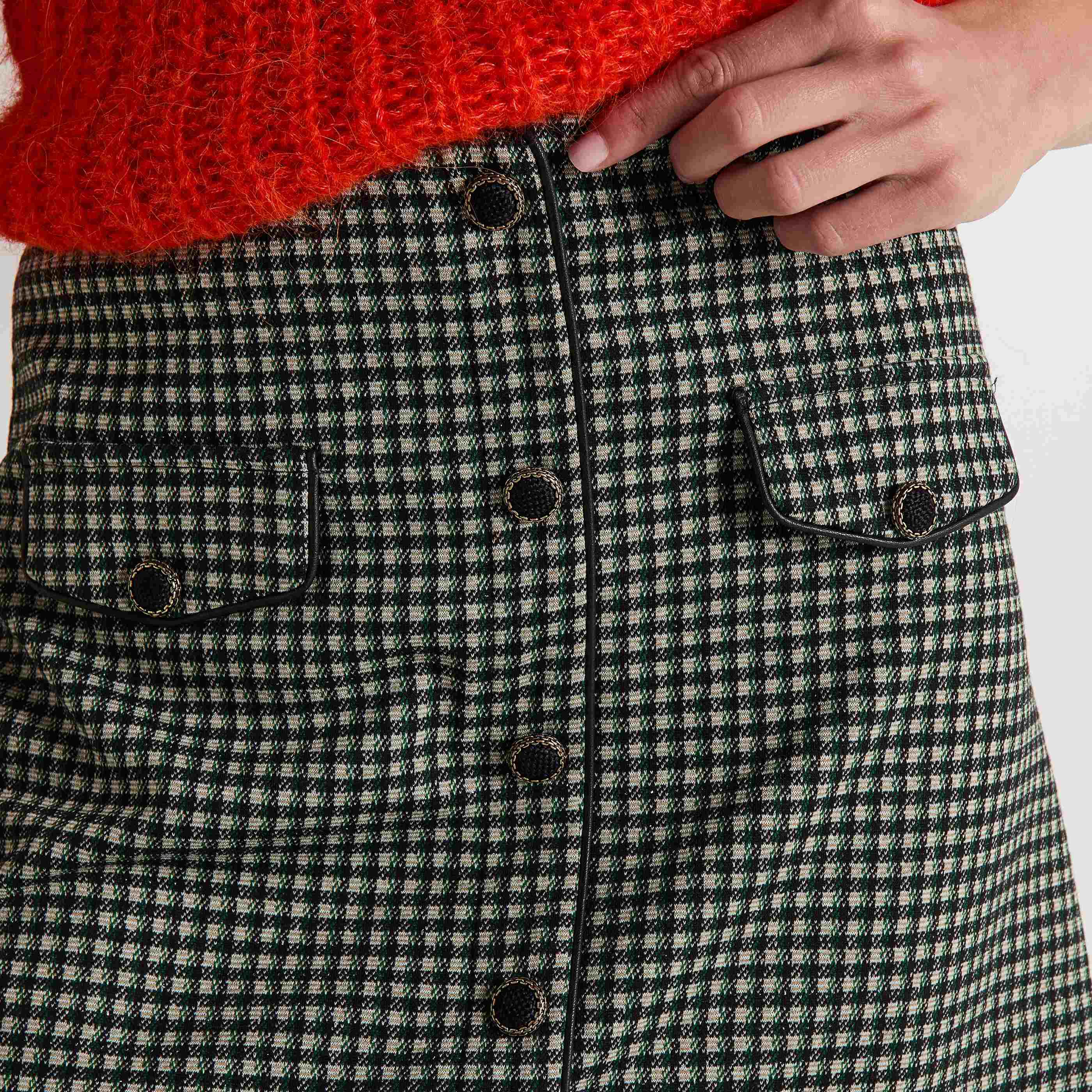 Jupe trap&egrave;ze femme