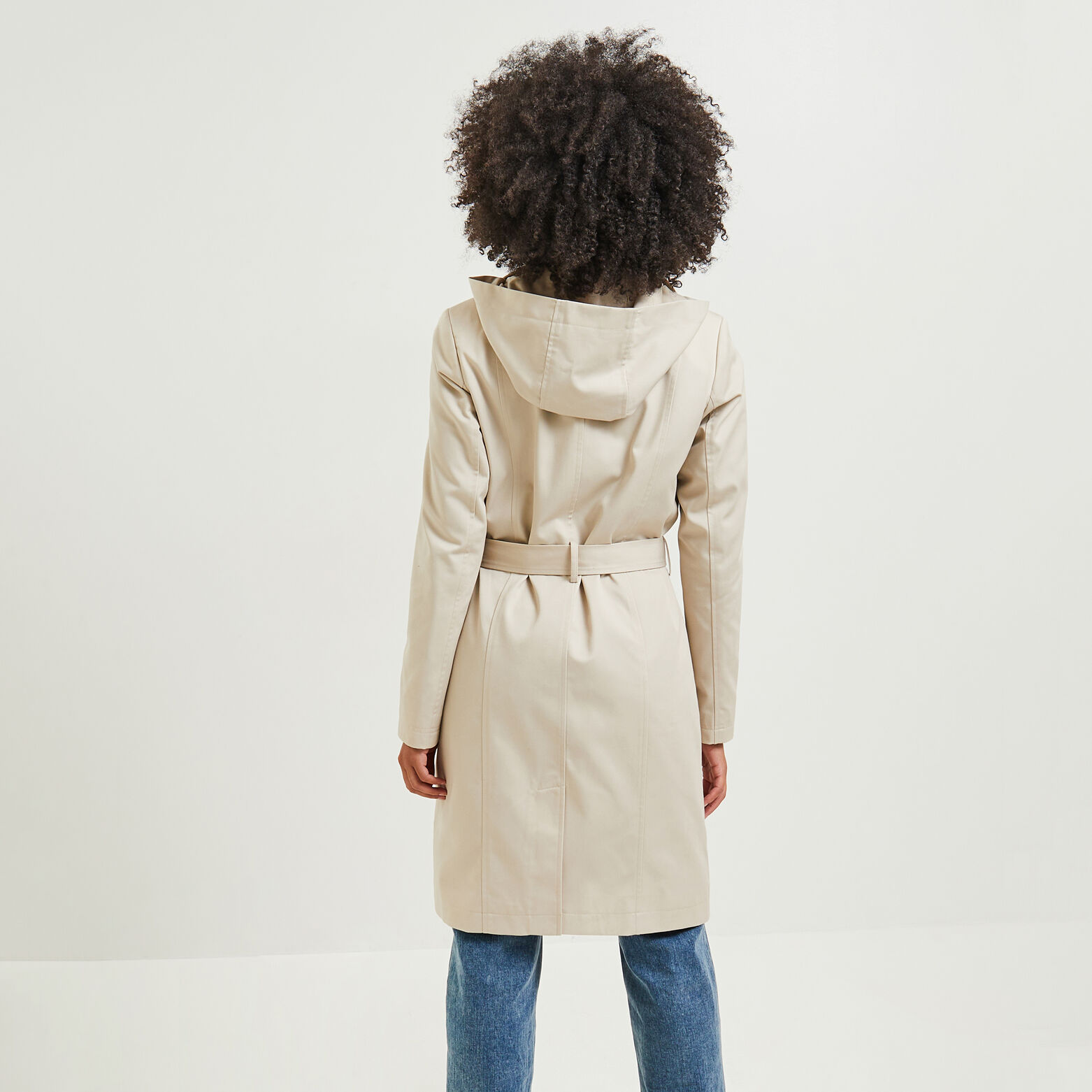 Trench long femme