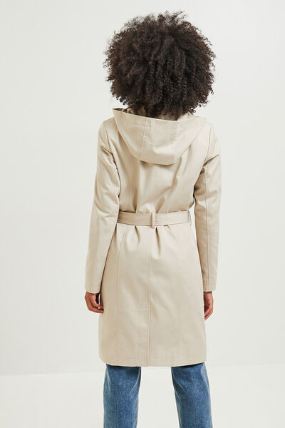 Trench long femme