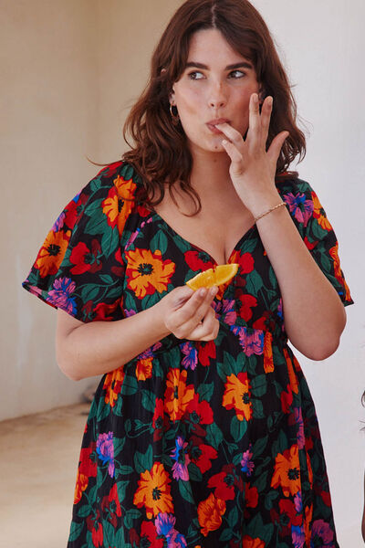 Robe imprimée femme