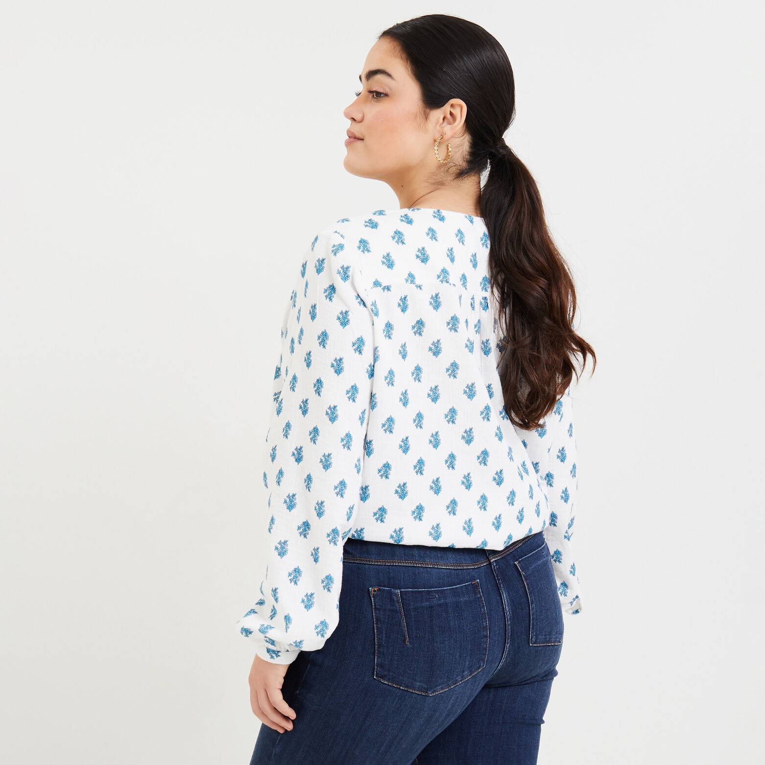 Chemise imprimée femme