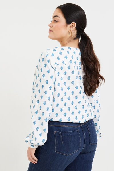 Chemise imprimée femme