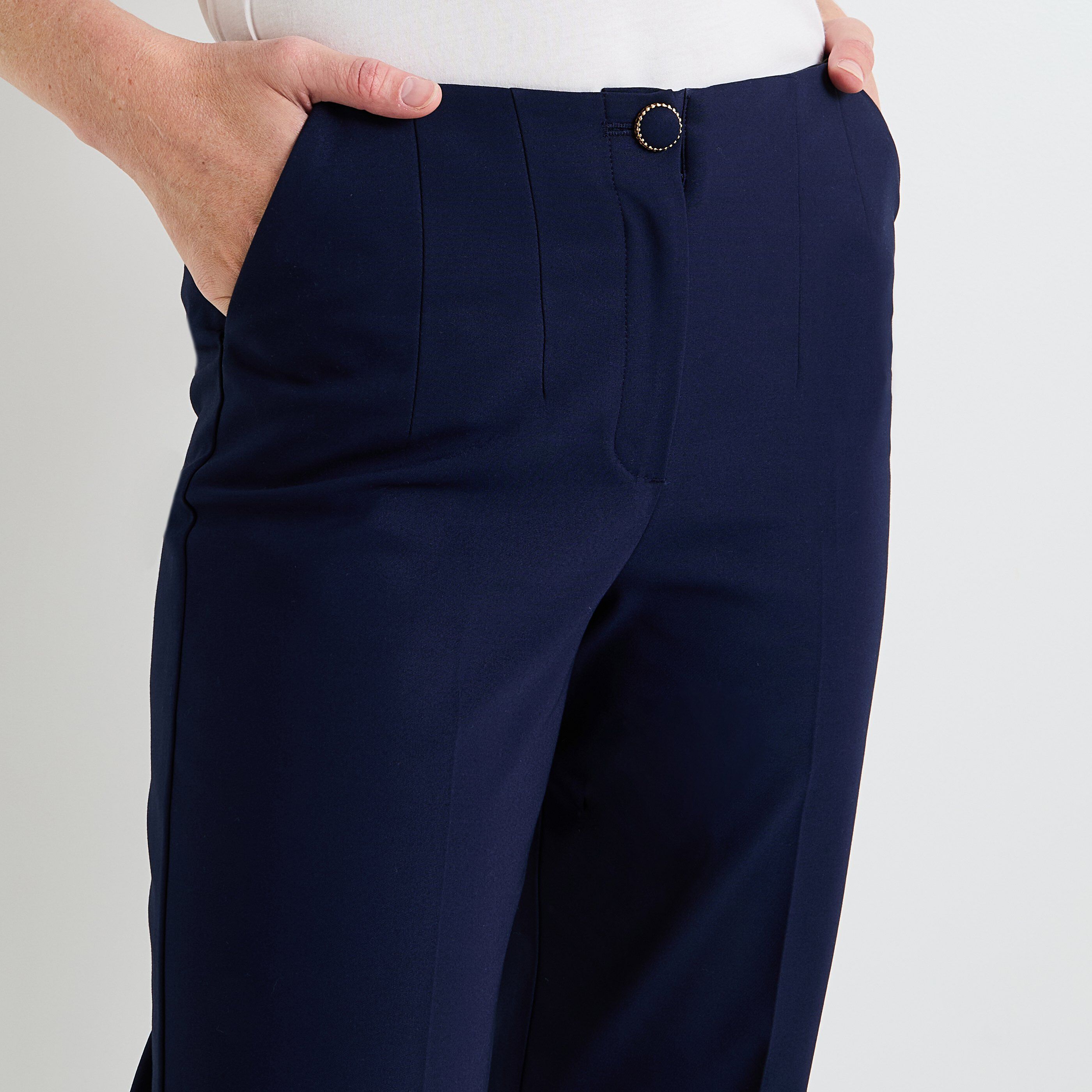 Pantalon cigarette femme