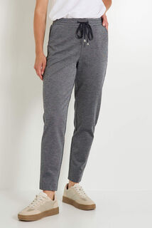 Pantalon cigarette en maille femme