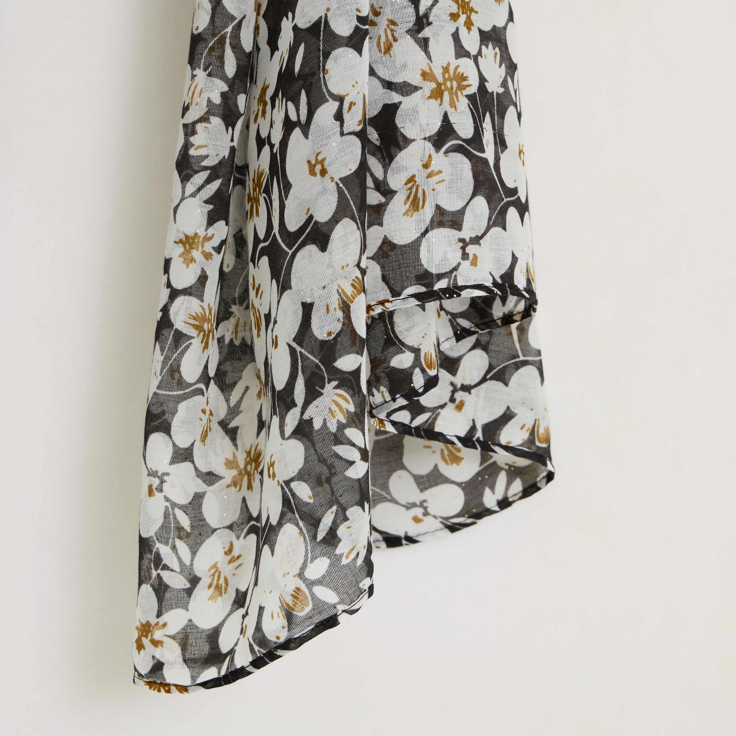 &Eacute;tole longue imprim&eacute; fleuri femme