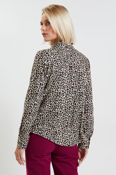 Chemise imprimée femme