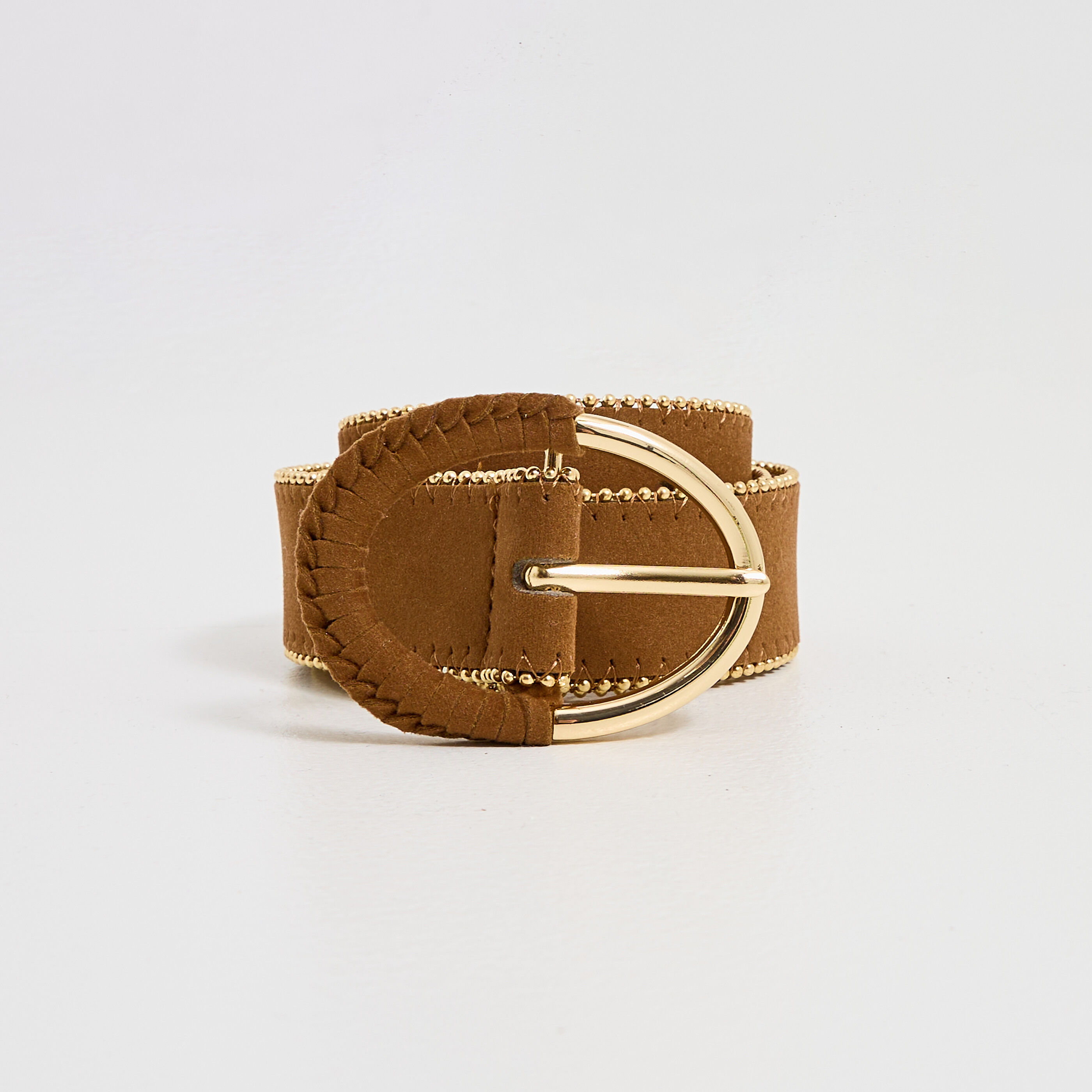 Ceinture finition billes femme